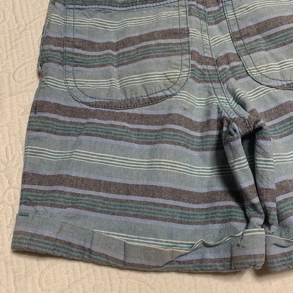 3T (6/$20) Teal Cotton Striped Shorts by Cherokee - Picture 12 of 15